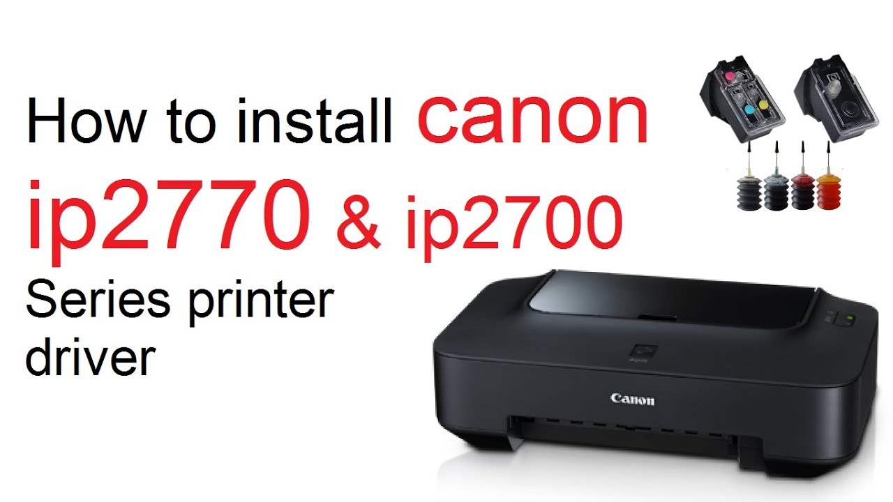 instal printer canon ip 2770